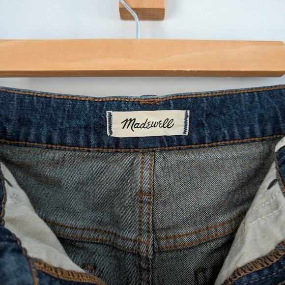 Madewell The Perfect Vintage Jeans Straight Leg Height Wash Dark Blue 28 NWOT - Picture 3 of 9